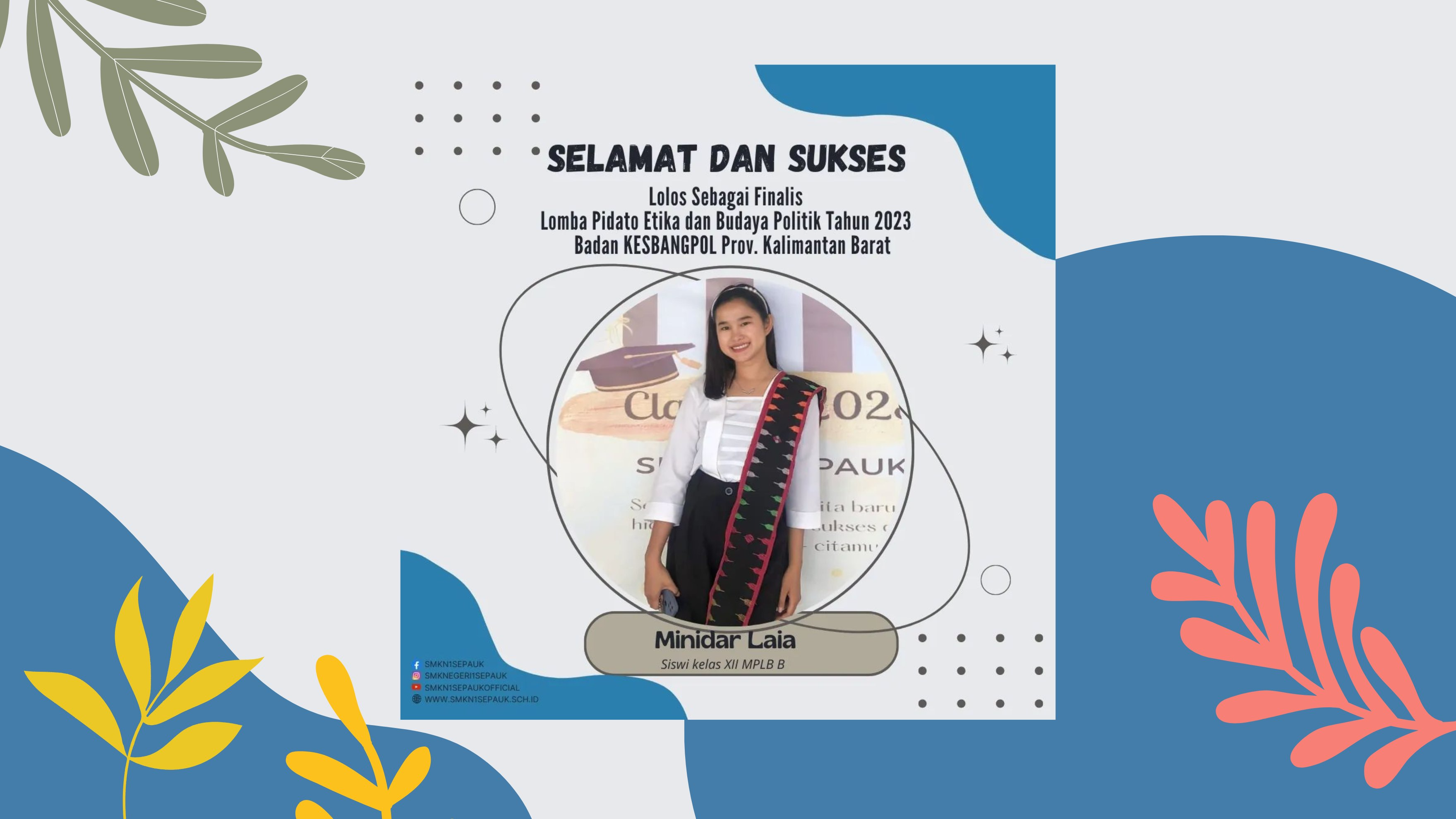 Minidar Laila | Finalis Lomba Pidato Etika dan Budaya Politik Tahun 2023 Pontianak